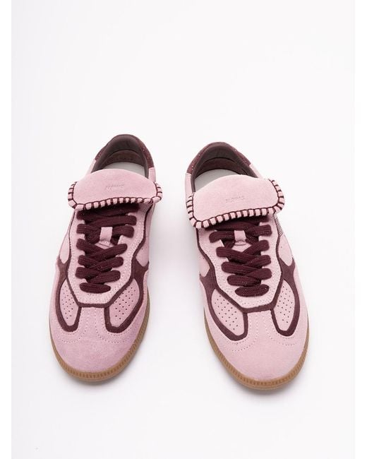 Alohas Pink Leather Sneakers