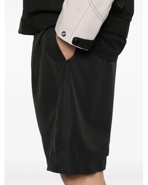 Givenchy Black Bermuda Shorts With '4G' Details for men