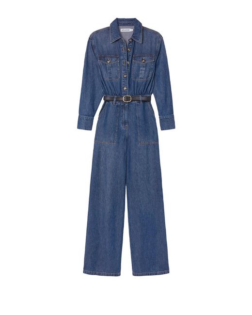 Self-Portrait Blue Jumpsuit