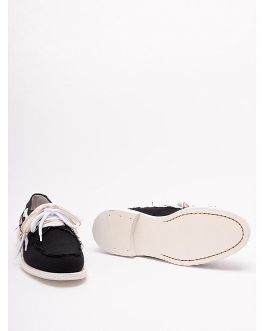 DSquared² White Boat Shoes for men