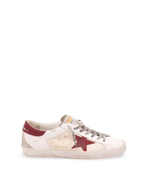 Golden Goose Deluxe Brand Pink 'Super-Star' Sneakers for men