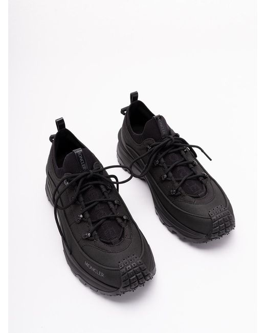 Moncler Black 'Trailgrip Lite3' Low Top Sneakers for men
