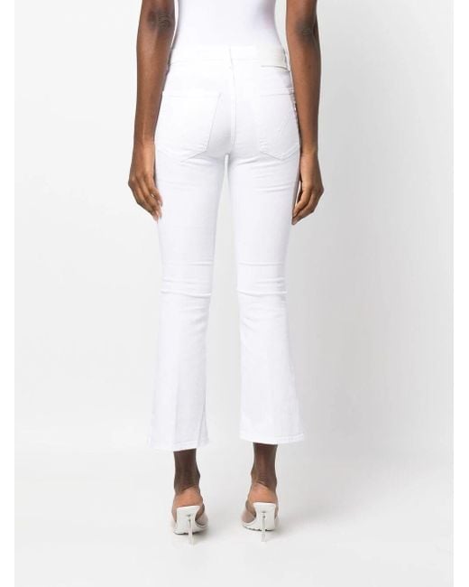 Dondup White `Mandy` 5-Pocket Jeans