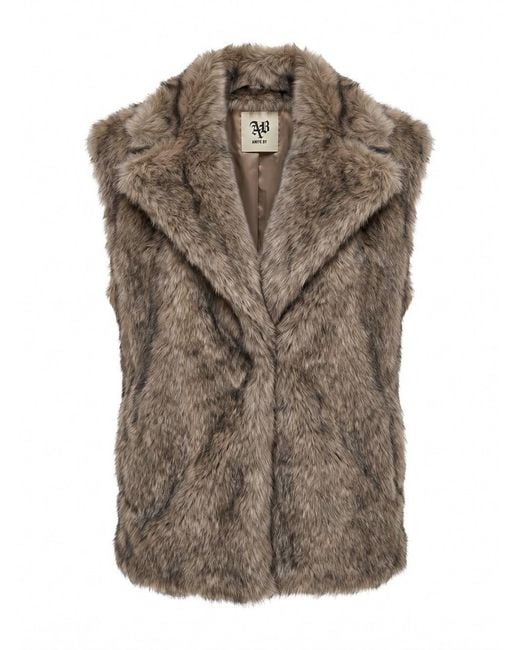 Aniye By Brown Raya Vest Faux Fur