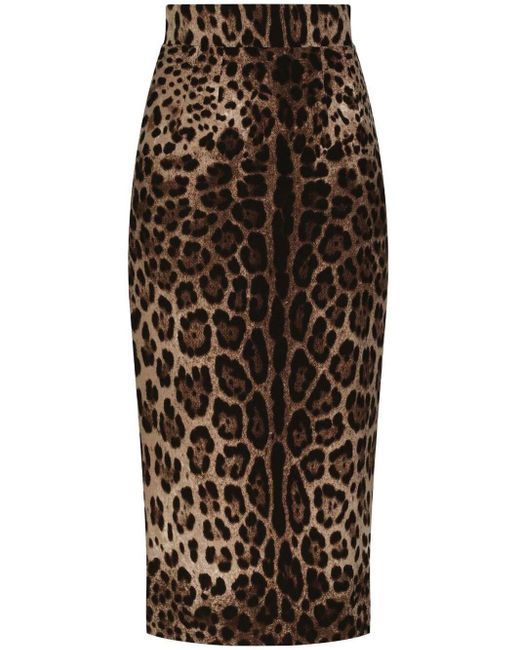 Dolce & Gabbana Black `Dg Essentials` Midi Skirt