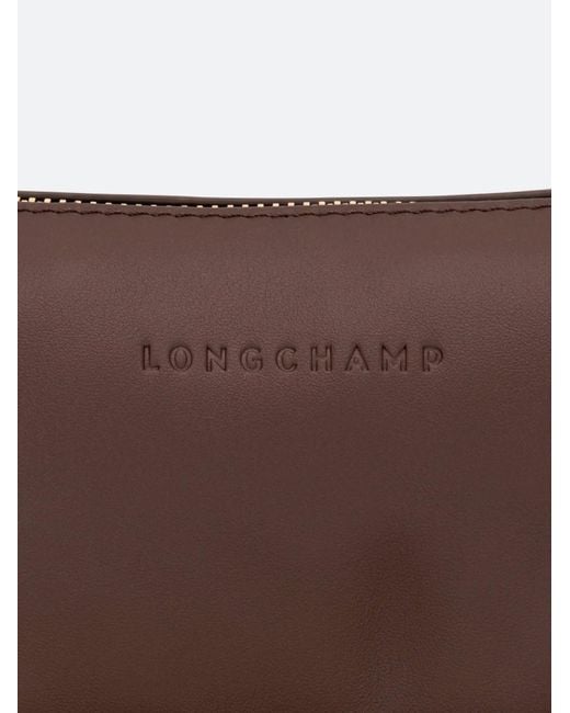 Longchamp Brown 'Looong' Small Shoulder Bag