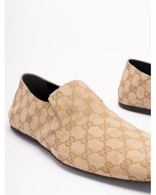 Gucci Natural Cupertino Loafers for men