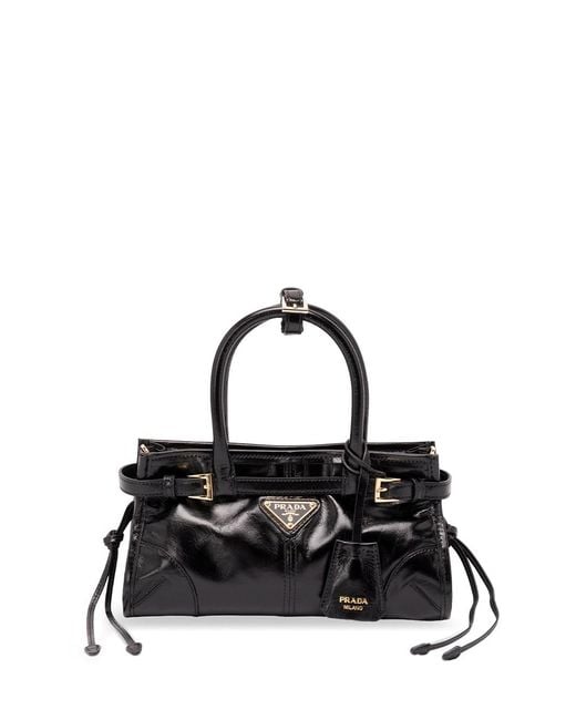 Prada Black Bonnie Mini Leather Bag