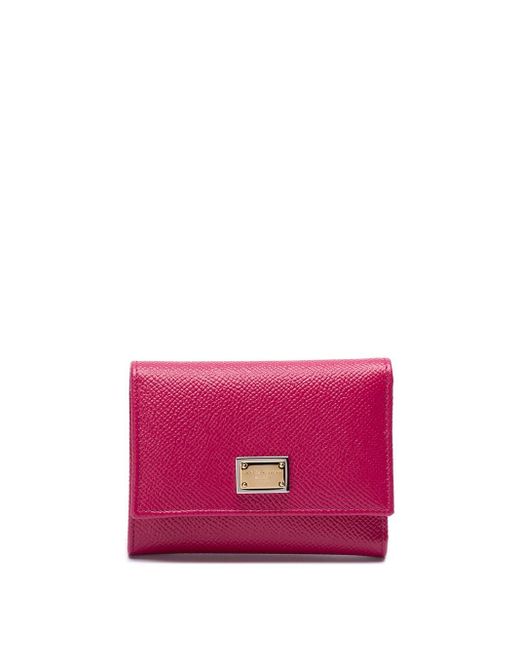Dolce & Gabbana Pink Wallet With Branded Tag