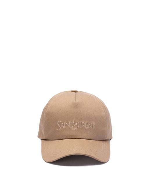 Saint Laurent Natural Cap
