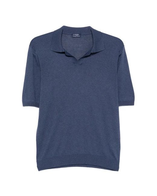Barba Napoli Blue Polo for men