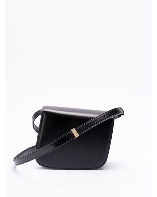 `Oyster` Flap Bag di Ferragamo in Black