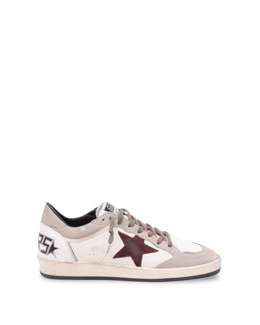 Golden Goose Deluxe Brand White 'Ball Star' Sneakers for men