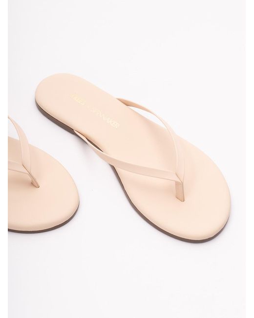 TKEES White 'Lily Nudes' Flip Flops