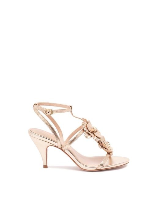 Twinset Natural Sandals With Flower