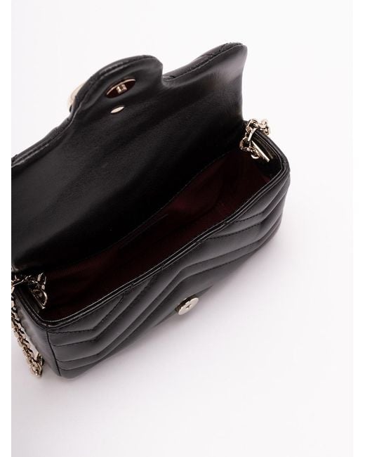 Gucci Black 'Gg Marmont' Mini Shoulder Bag