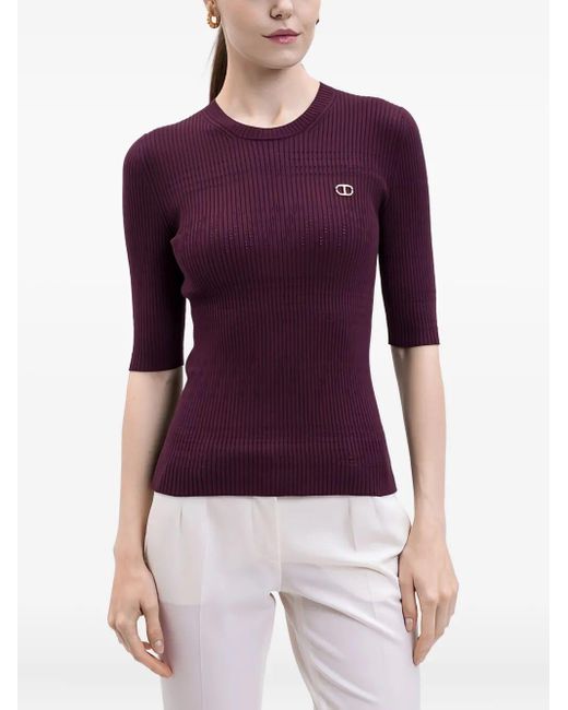 Twinset Purple Sweater