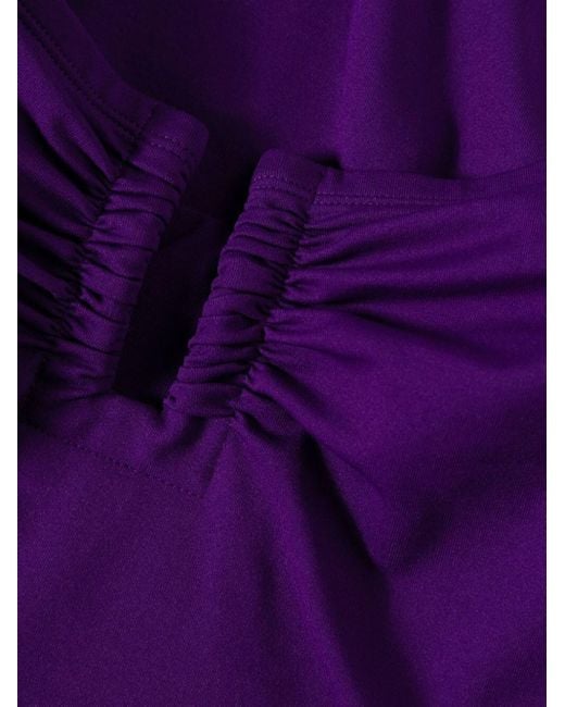 Costume intero Cassiopée senza spalline di Eres in Purple