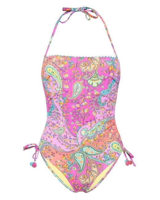 Twin Set Pink One-Piece Swimsuit