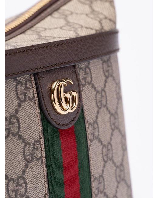 Gucci Gray `Ophidia Gg Sup` Handbag