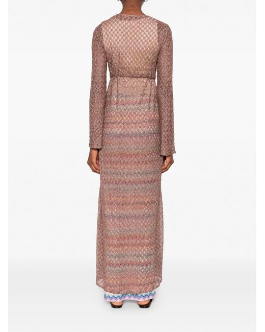 Missoni Purple Long Cover Up