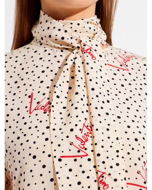 Valentino Garavani White Pattern Shirt