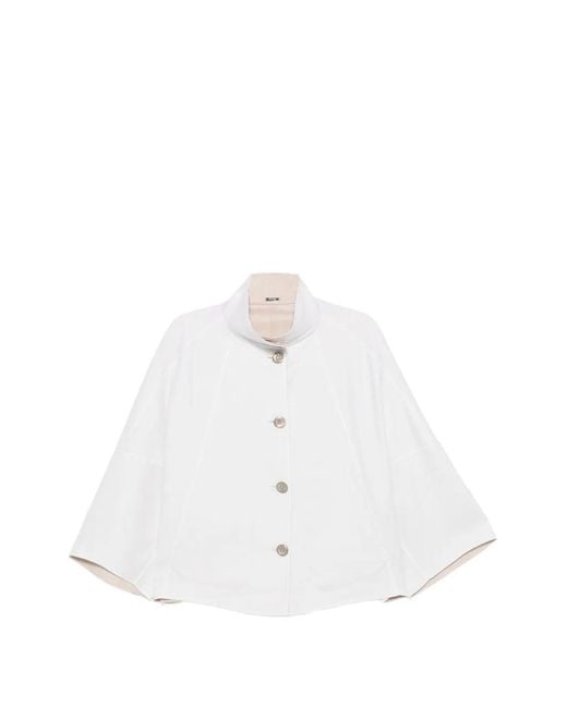 Moorer White 'Omnia' Jacket