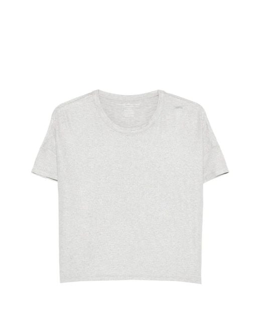 Majestic Filatures White Short Sleeve T-Shirt