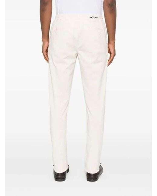 Kiton White Pants for men