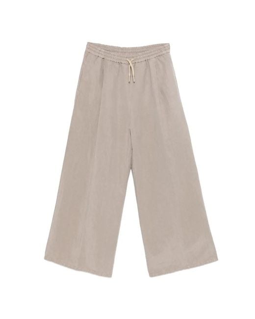 Berwich White Wide Leg Pants