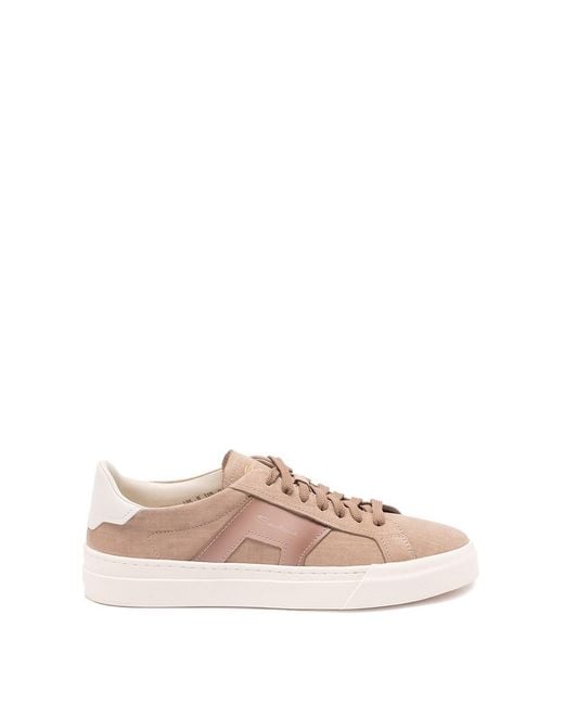 Santoni Pink 'Dbs Sf1' Sneakers for men