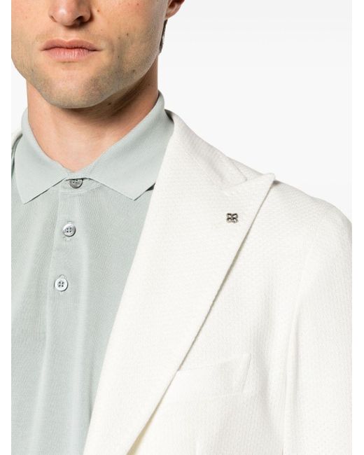 Tagliatore White Jacket for men