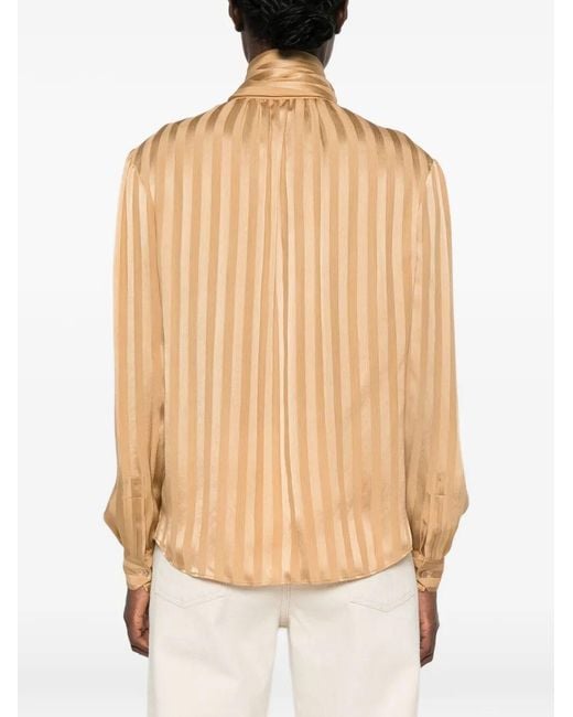 Saint Laurent Natural Blouse