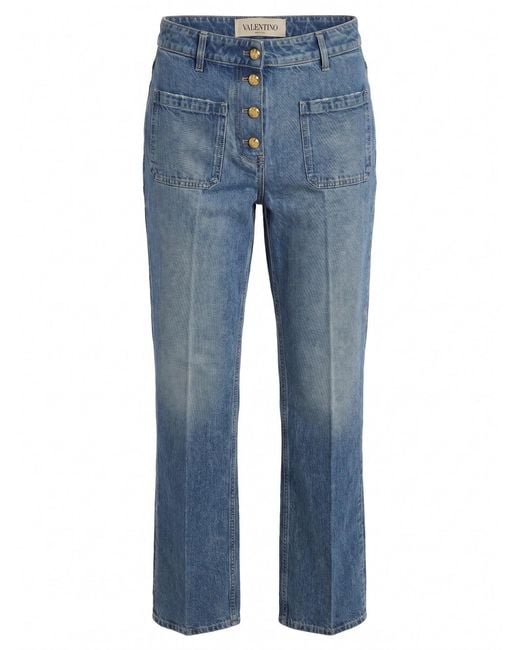 Valentino Garavani Blue Denim Pants