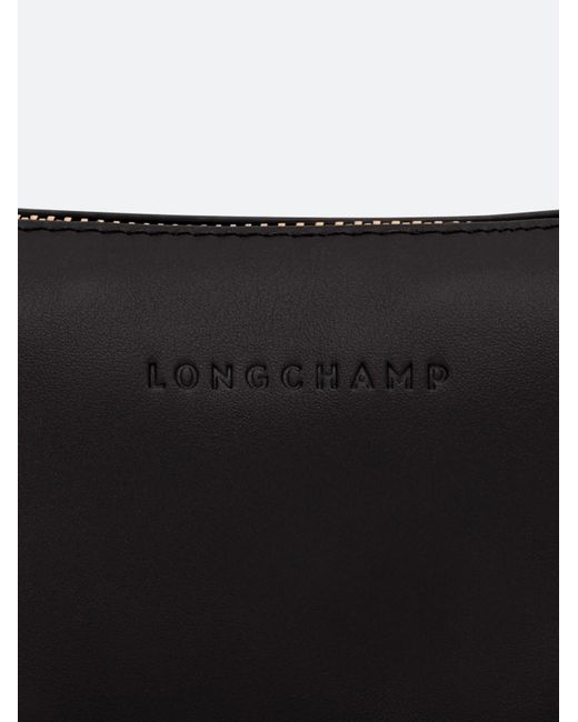 Longchamp White 'Looong' Small Shoulder Bag