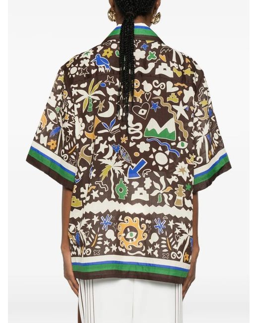 ALÉMAIS Multicolor 'Maroc' Relaxed Shirt
