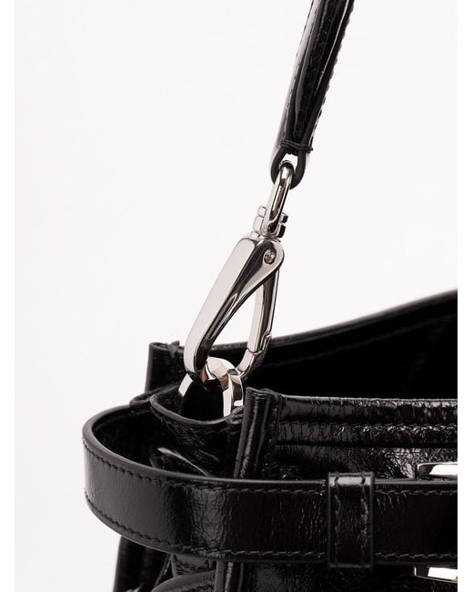 Prada Black Leather Shoulder Bag for men