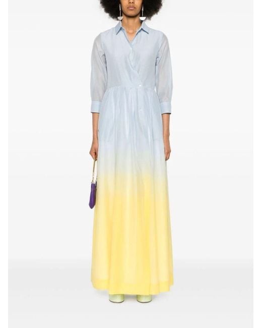 `Ednalong` Long Dress di Sara Roka in Yellow