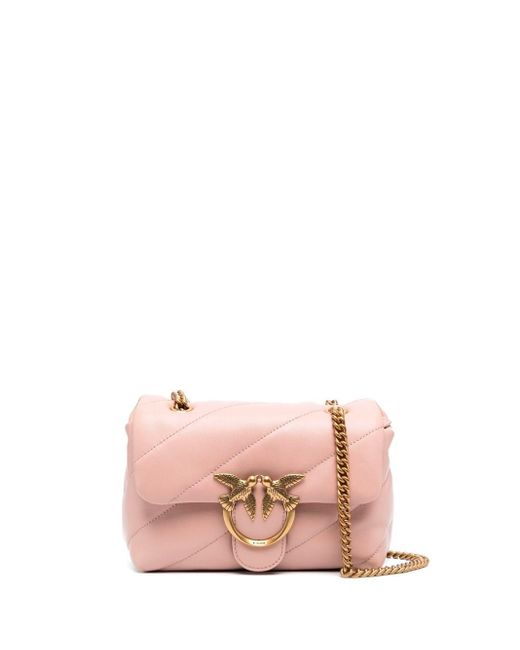 Pinko Pink Mini `Love Puff Maxi Quilt` Handbag