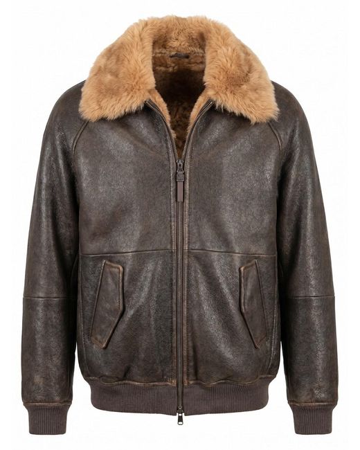 Brunello Cucinelli Gray Fur Jacket