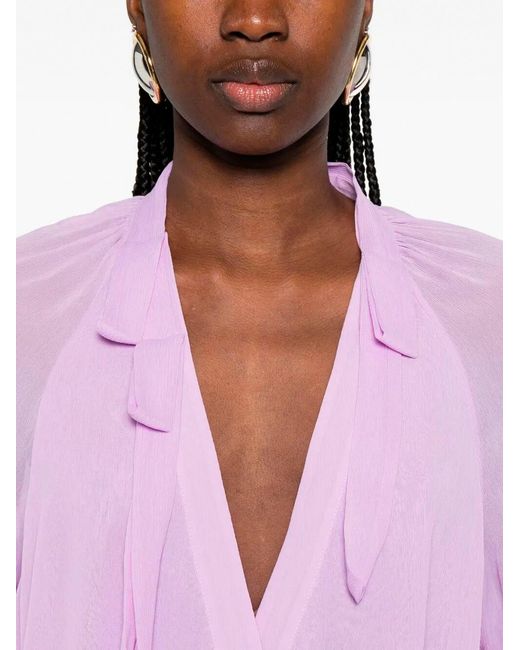 Alberta Ferretti Pink Shirt