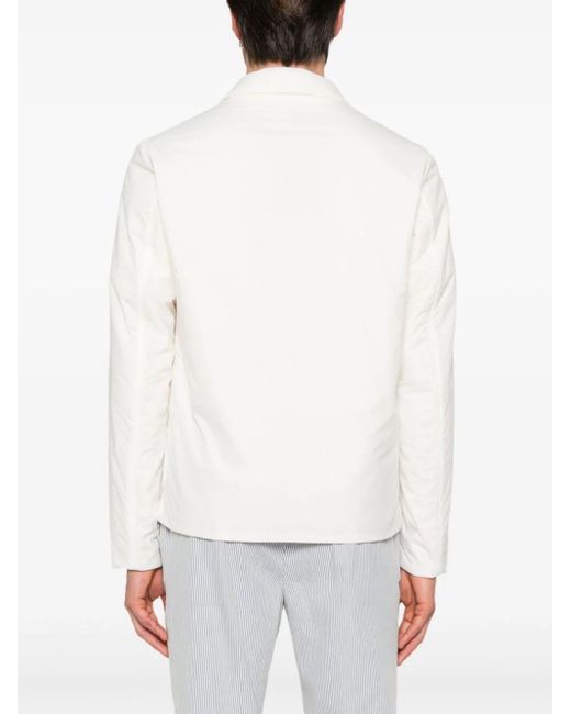 Giacca-camicia a maniche lunghe di Herno in White da Uomo