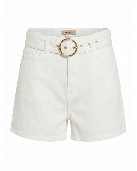 Twinset White Shorts