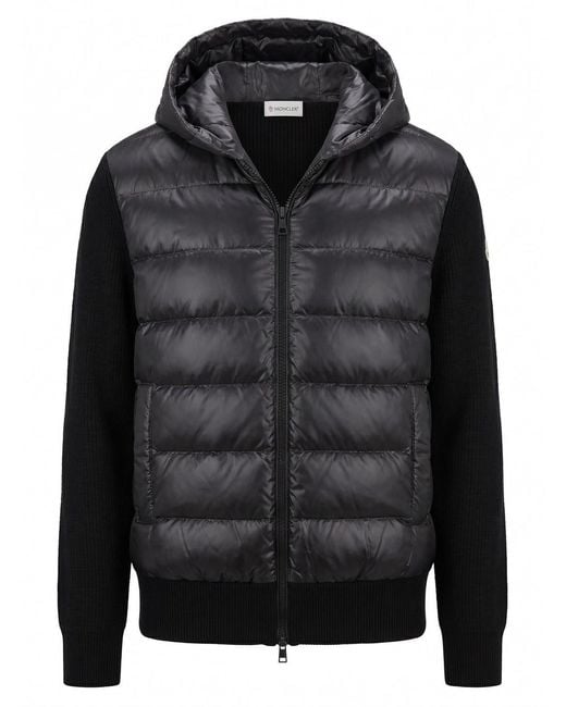 Moncler Black Cardigan for men