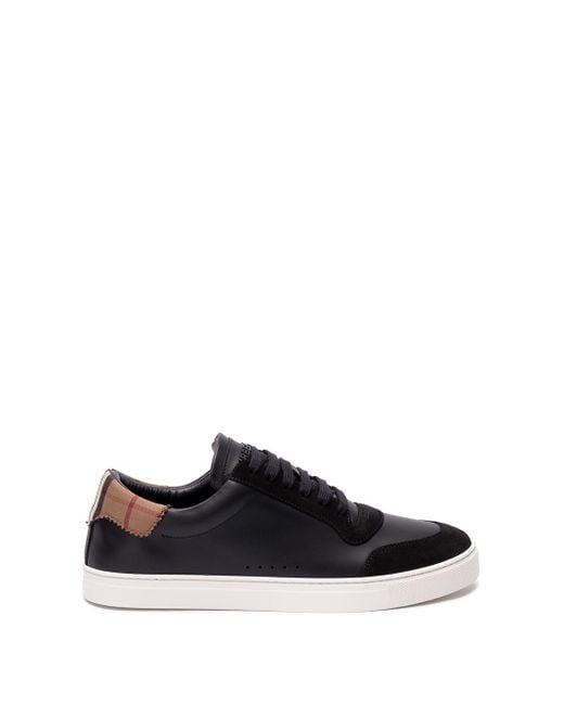 Burberry Black `vintage Check` Sneakers for men