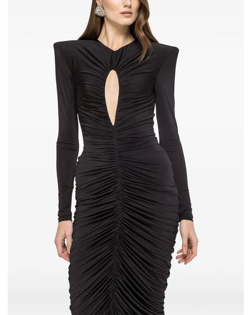 Nissa Black Evening Dress