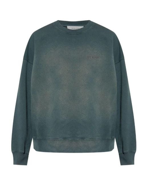 Golden Goose Deluxe Brand Green Cotton Crew-Neck Sweatshirt
