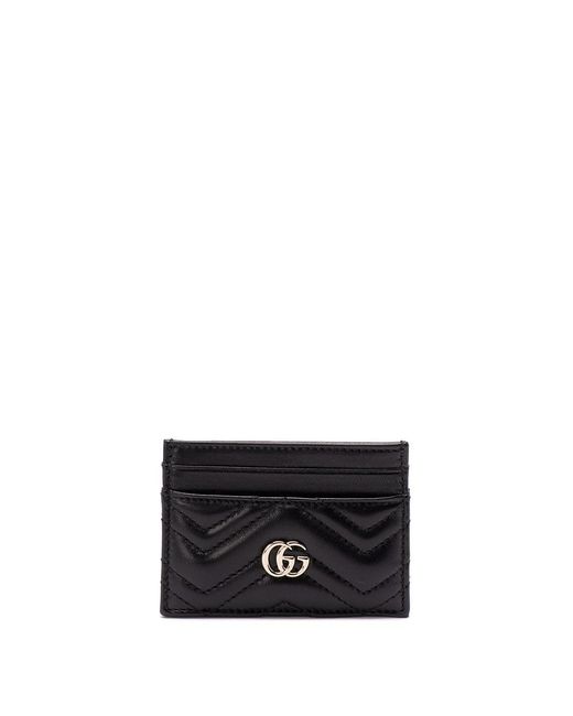 Gucci White 'Gg Marmont' Cardcase