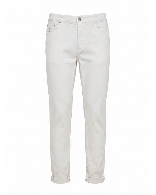 Brunello Cucinelli Gray Jeans for men