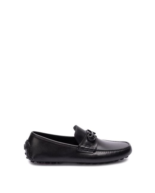 Ferragamo White `Grazioso` Loafers for men